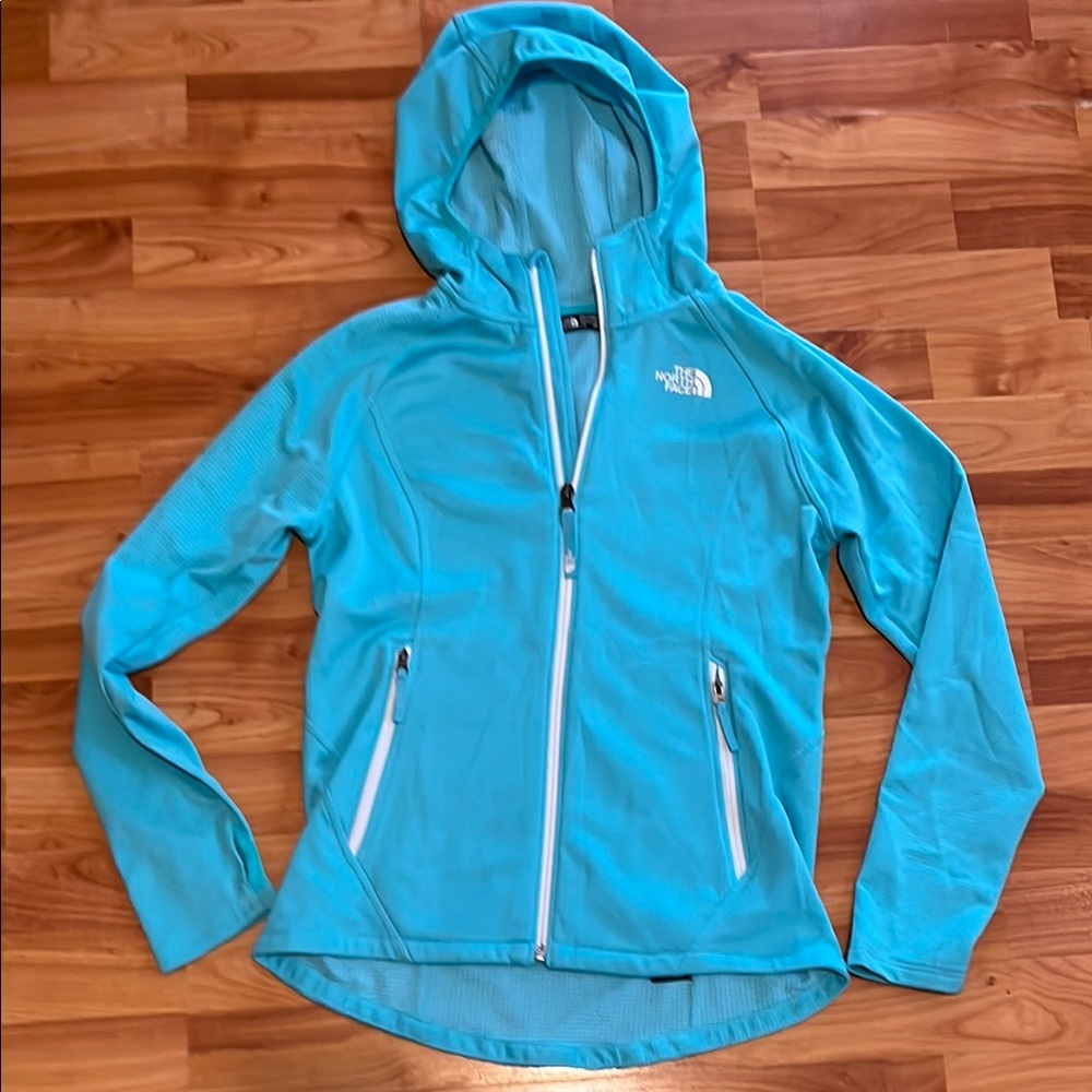 The North Face Blue Hooded Lightweight Jacket